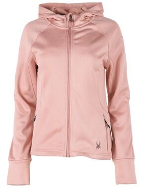 NWT Spyder Women's Hayer Full Zip Hoodie- Misty Rose